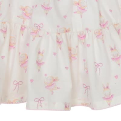 Picture of Deolinda Baby Girls Ruffle Ballerina Dress  - White Pink