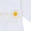 Picture of PRE ORDER Deolinda Baby Girls Sunny Ruffle Babygrow  - White Yellow