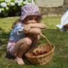 Picture of Deolinda Baby Girls Fresh Cherry Print Sun Hat - Pink Red