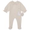 Picture of Deolinda Baby Girls Opera Swan Babygrow  - Peach