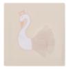 Picture of Deolinda Baby Girls Opera Swan Shawl Blanket - Peach