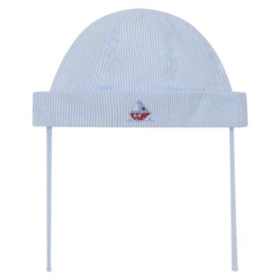 Picture of Deolinda Baby Boys Victory Boat Sun Hat - White Blue