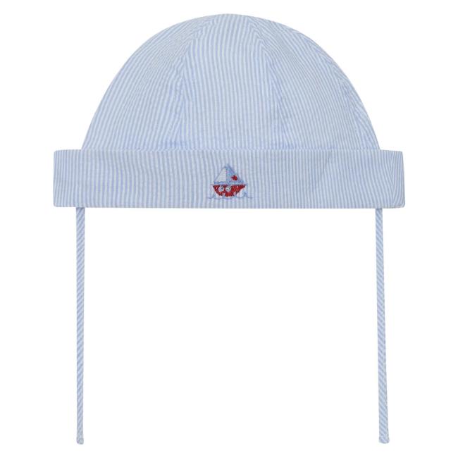 Picture of Deolinda Baby Boys Victory Boat Sun Hat - White Blue