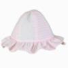 Picture of PRE ORDER Miranda Baby Girls Stripe Seersucker Sun Hat - Pink 