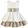 Picture of PRE ORDER Miranda Girls Sleeveless Occasion Dress - Ivory Beige