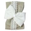 Picture of Miranda Girls Textured Bow Hair Accessory - Ivory Beige 