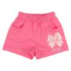 Picture of Daga Girls Magic Bow Applique Top & Shorts Set X 2 - White Fucsia Pink