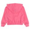 Picture of Daga Girls Magic Bow Applique Hooded Bomber Jacket - Fucsia Pink 