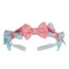 Picture of Daga Girls Magic Bow Headband - Aqua Blue Coral Pink 