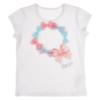 Picture of PRE ORDER Daga Girls Magic Bow Applique Top & Ruffle Skorts Set X 2 - White Aqua Blue