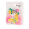 Picture of Daga Girls Pink Paradise Hair Clips X 2 - Fucsia Pink Multi