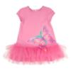 Picture of Daga Girls Pink Paradise Butterfly Tulle Hem Dress  - Fucsia Pink