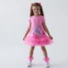 Picture of Daga Girls Pink Paradise Butterfly Tulle Hem Dress  - Fucsia Pink