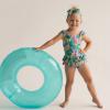 Picture of PRE ORDER Daga Girls Pink Paradise AOP Print Lycra Swimsuit  - Multi