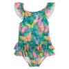 Picture of PRE ORDER Daga Girls Pink Paradise AOP Print Lycra Swimsuit  - Multi