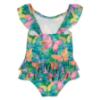 Picture of PRE ORDER Daga Girls Pink Paradise AOP Print Lycra Swimsuit  - Multi