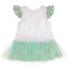 Picture of Daga Girls More Sugar Lollipop Applique Dress - White Fucsia Green