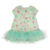 Picture of Daga Girls More Sugar AOP Print Tulle Hem Dress  - Fucsia Pink Green