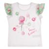 Picture of PRE ORDER Daga Girls More Sugar Top & Ruffle Skorts Set X 2 - White Green Fucsia 