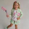 Picture of PRE ORDER Daga Girls More Sugar AOP Lollipop Print Bomber Jacket - Green Fucsia Pink 