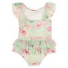 Picture of Daga Girls More Sugar AOP Print Lycra Swimsuit  - Green Fucsia Pink