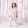 Picture of PRE ORDER A Dee Heavenly Hydrangea Celine Print Frill Jacket - Pink Blossom