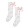 Picture of PRE ORDER A Dee Heavenly Hydrangea Courtney Print Knee High Socks - Bright White Pink 