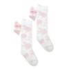 Picture of A Dee Heavenly Hydrangea Courtney Print Knee High Socks - Bright White Pink 