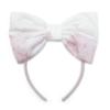 Picture of A Dee Heavenly Hydrangea Cassandra Print Bow Headband - Bright White