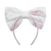 Picture of A Dee Heavenly Hydrangea Cassandra Print Bow Headband - Bright White