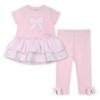 Picture of A Dee Heavenly Hydrangea Cecelia Seersucker Frill Legging Set X 2 - Pink Blossom