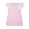 Picture of A Dee Heavenly Hydrangea Cali Sweat Dress With Large Bow - Pink Blossom