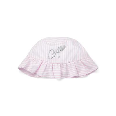 Picture of A Dee Heavenly Hydrangea Dream Seersucker Bucket Hat - Pink Blossom