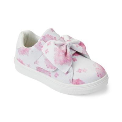 Picture of A Dee Heavenly Hydrangea Bowie Print Trainer - Pink Blossom