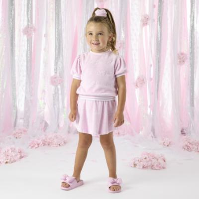 Picture of A Dee Heavenly Hydrangea Trixie Skirt Set - Pink Blossom