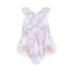 Picture of A Dee Heavenly Hydrangea Oceana Frill Swimsuit - Bright White