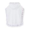 Picture of A Dee Heavenly Hydrangea Bubbles Frill Poncho - Bright White