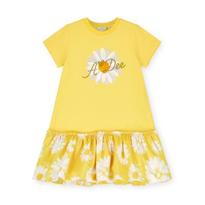 Picture of A Dee Daisy Dreamer Dove Daisy Drop Waist Dress - Daisy Yellow