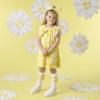 Picture of A Dee Daisy Dreamer Dottie Daisy Print A Line Dress - Daisy Yellow