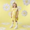 Picture of A Dee Daisy Dreamer Dottie Daisy Print A Line Dress - Daisy Yellow