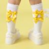 Picture of A Dee Daisy Dreamer Dawn Double Bow Knee High Socks - Bright White