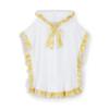 Picture of A Dee Daisy Dreamer Bubbles Frill Poncho - Daisy Yellow