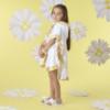 Picture of A Dee Daisy Dreamer Bubbles Frill Poncho - Daisy Yellow