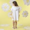 Picture of A Dee Daisy Dreamer Bubbles Frill Poncho - Daisy Yellow