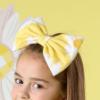 Picture of A Dee Daisy Dreamer Delores Daisy Print Bow Hairclip - Daisy Yellow