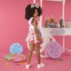 Picture of PRE ORDER A Dee Lollipop Love Enya Stripe Skort Set X 2 - Bright White