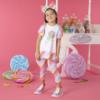 Picture of A Dee Lollipop Love Eva Stripe Lollipop Legging Set X 2 - Bright White 