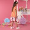 Picture of PRE ORDER A Dee Lollipop Love Dove Drop Waist Dress - Coraline