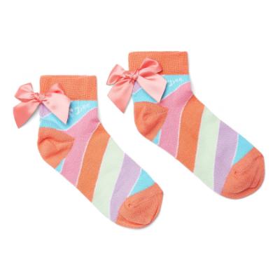 Picture of A Dee Lollipop Love Evie Stripe Ankle Socks - Coraline