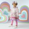 Picture of A Dee Pop Hearts Emelye Heart Print Jacket - Pink Gloss